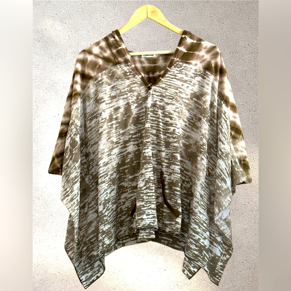 Rock Candy Earthy Tones Women's Poncho Size 1X